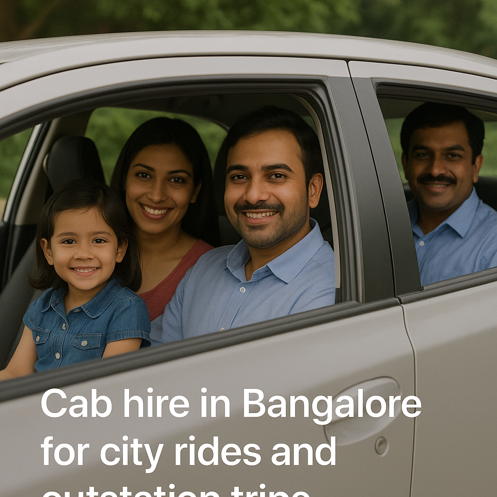 “Cab hire in Bangalore for city rides and outstation trips”