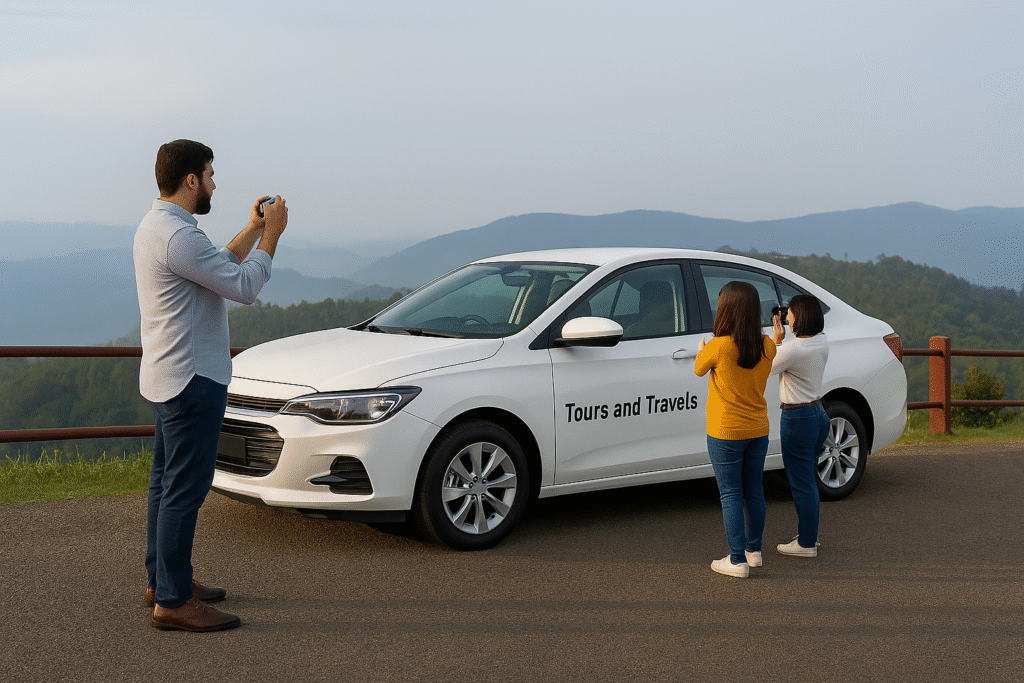 : “Hill station tour from Bangalore – Ooty and Chikmagalur cab service for couples by Tours and Travels.”