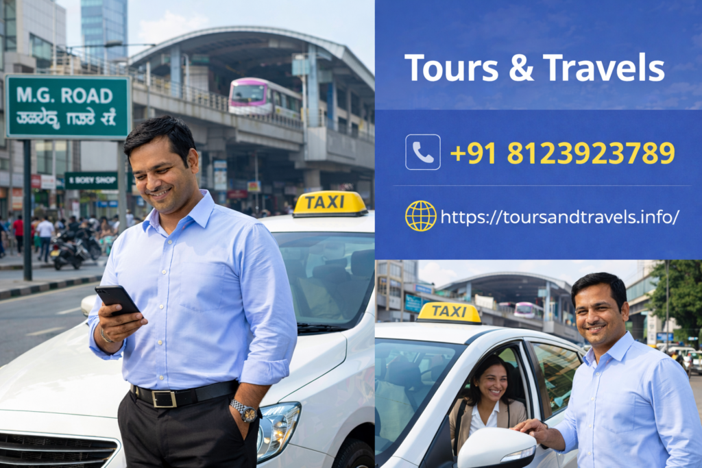 Taxi booking in MG Road