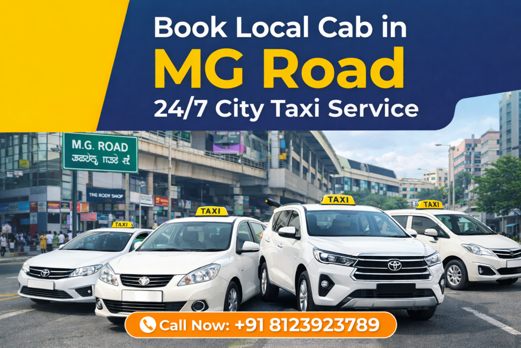 Book Local Cab in MG Road