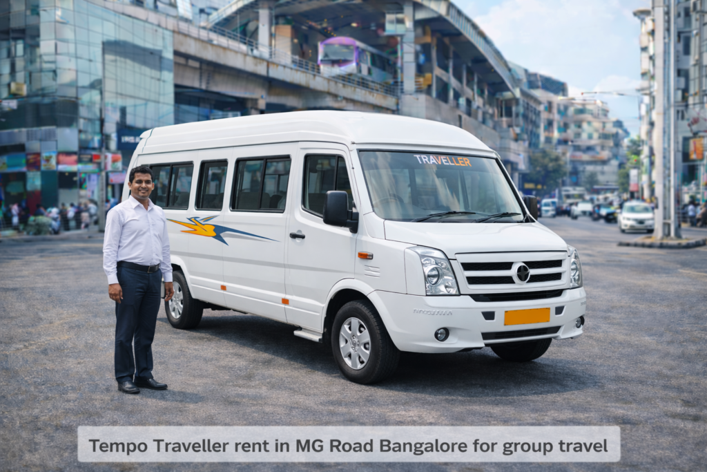 Tempo Traveller rent in MG Road