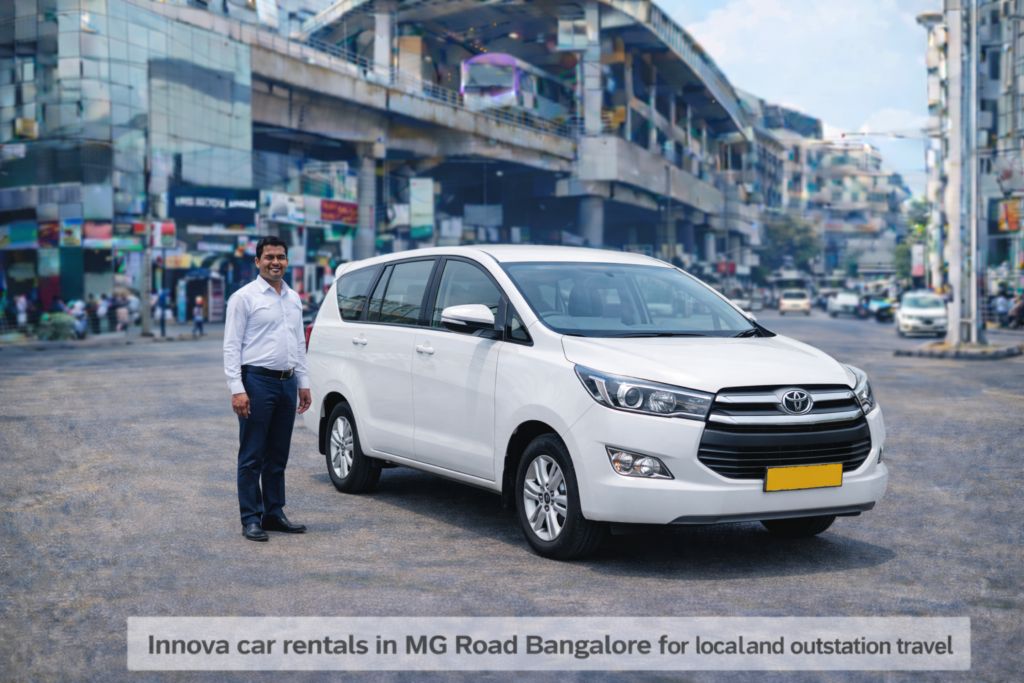 Innova car rentals in MG Road