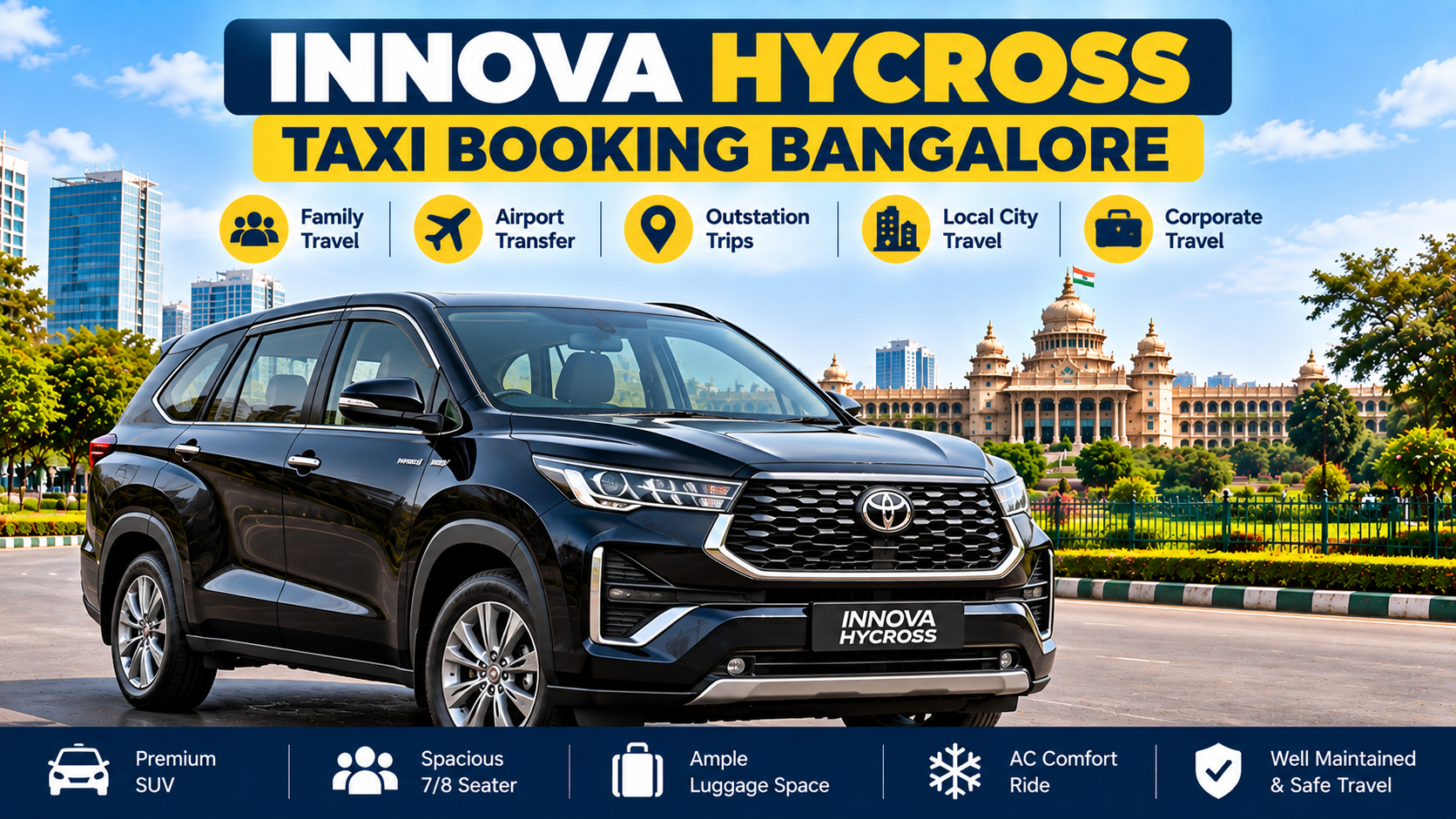 Innova Hycross Taxi Booking Bangalore